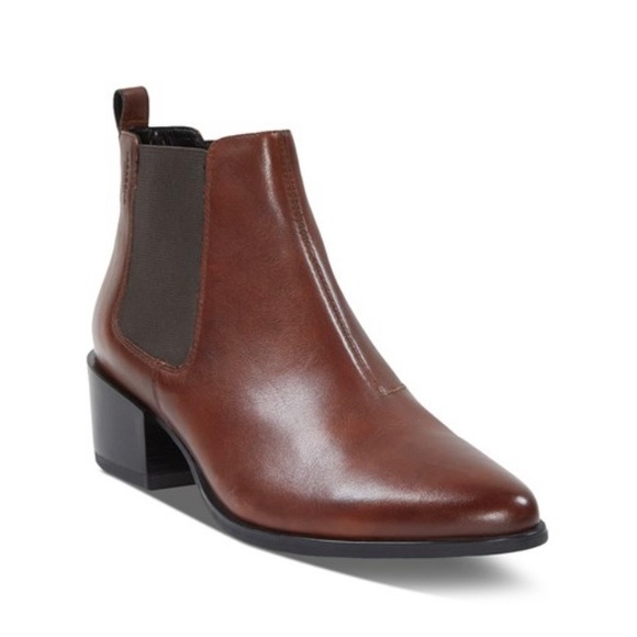 Vagabond brown leather pointed toe ankle boot - Picture 3 of 9